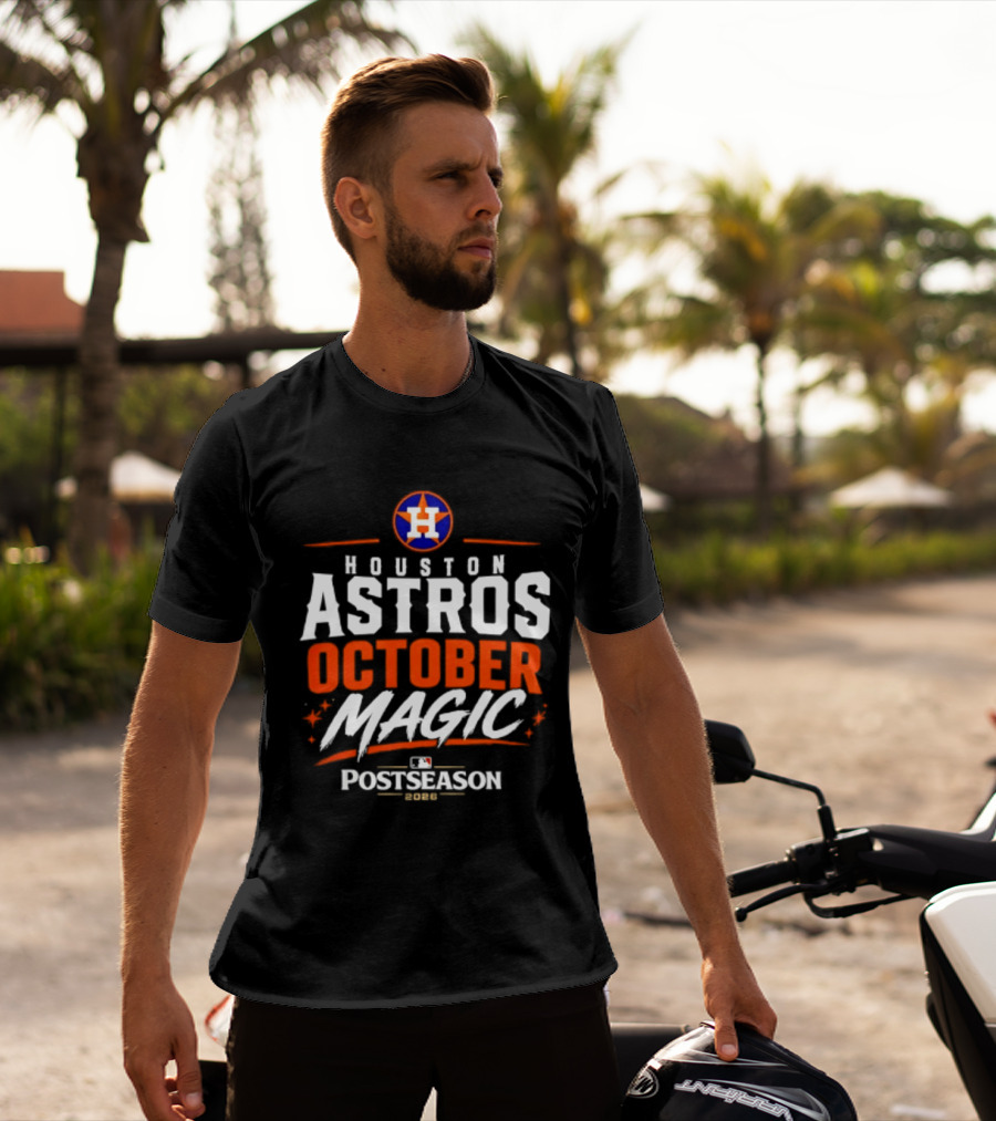 Houston Astros October Magic MLB Postseason 2026 T-Shirt