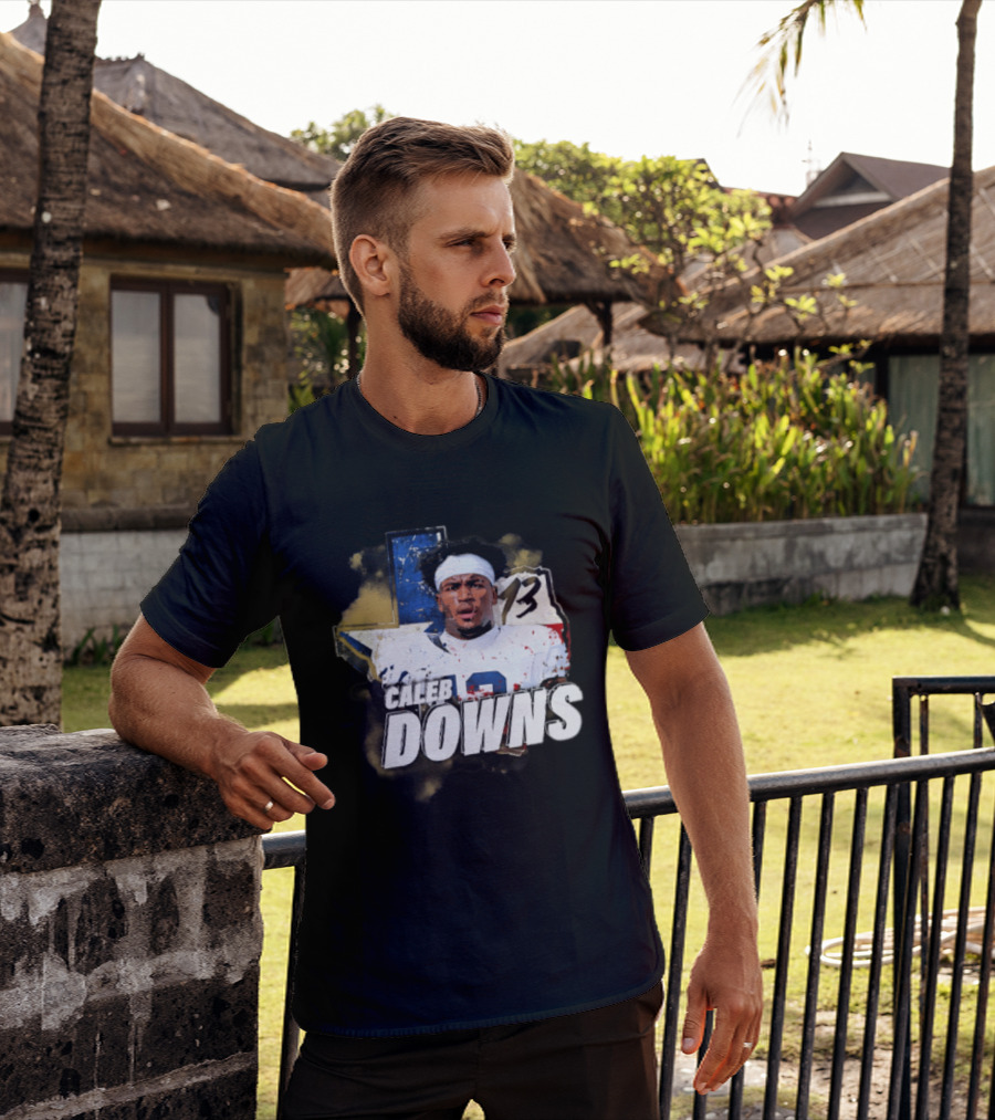 Caleb Downs Number 13 Lone Star State Football Dallas Cowboys T-Shirt