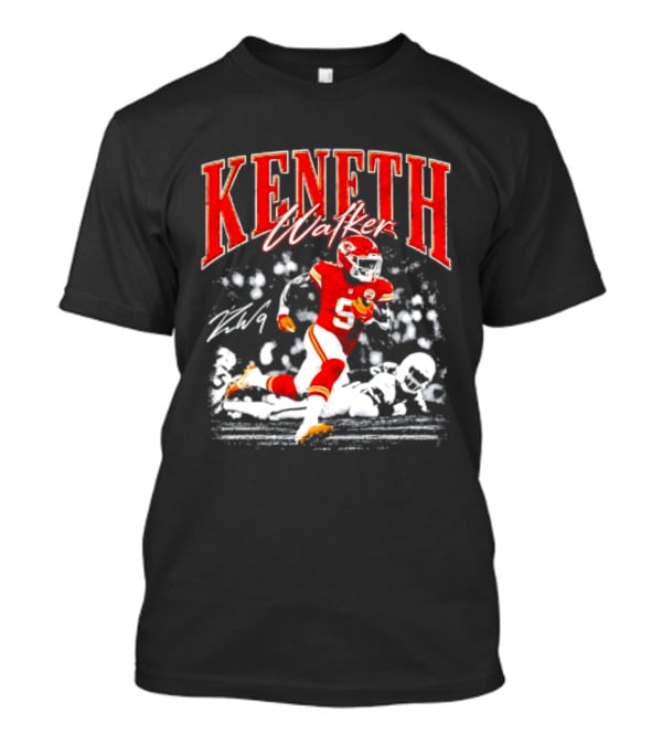 Keneth Walker Kansas City Chiefs Running Football Player T-Shirt