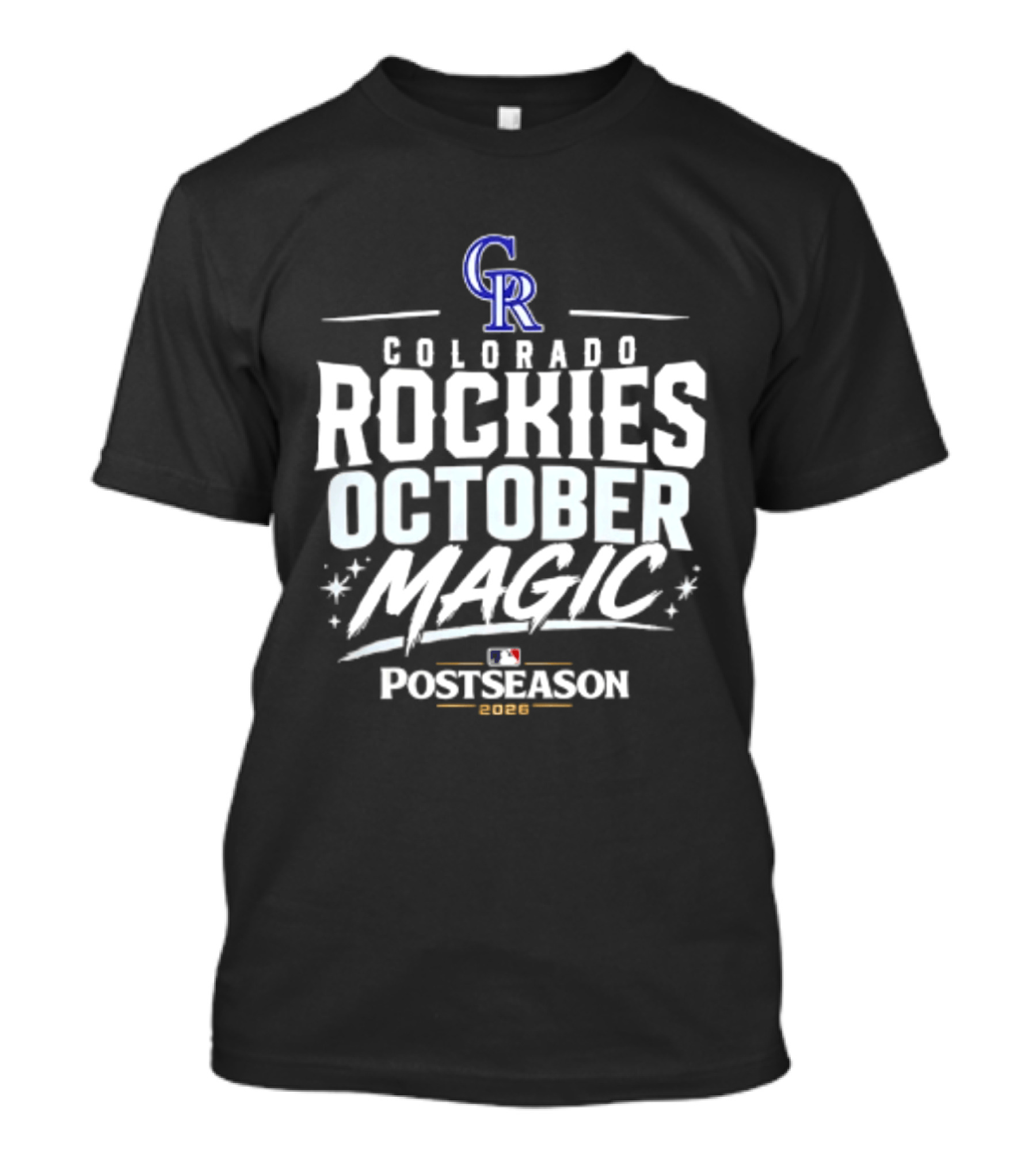 Colorado Rockies October Magic 2026 MLB Postseason Celebration T-Shirt