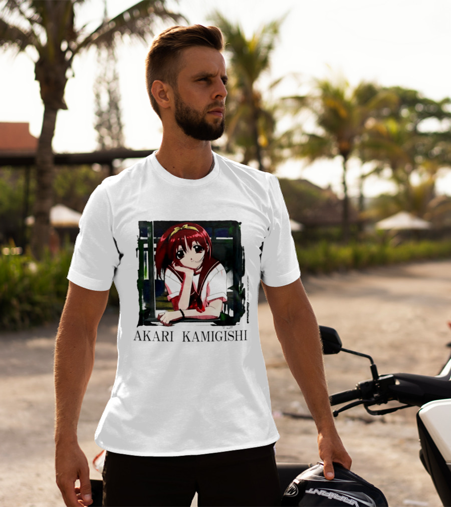 Akari Kamigishi To Heart Anime Character Image T-Shirt