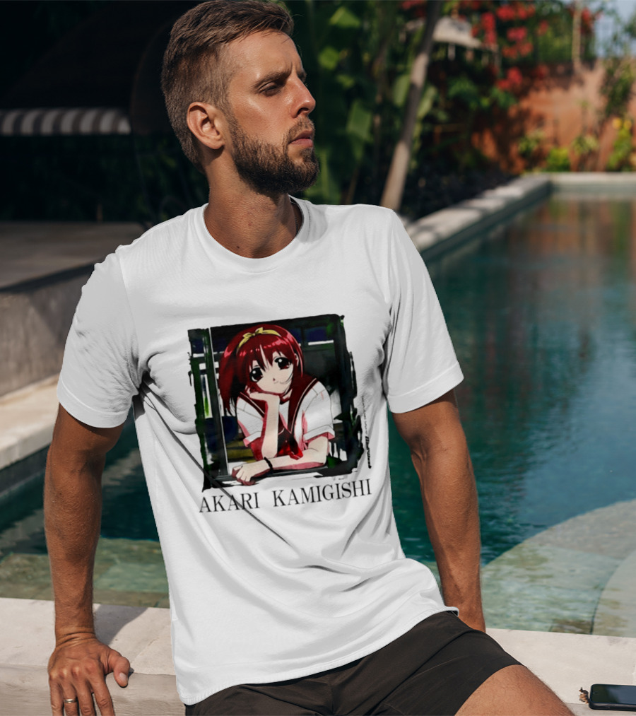 Akari Kamigishi To Heart Anime Character Image T-Shirt