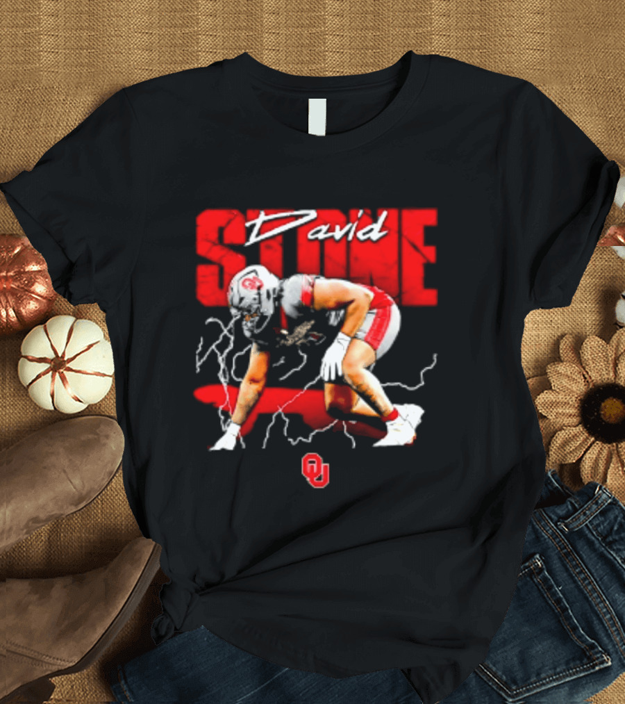 David Stone Oklahoma Sooners NCAA Football T-Shirt
