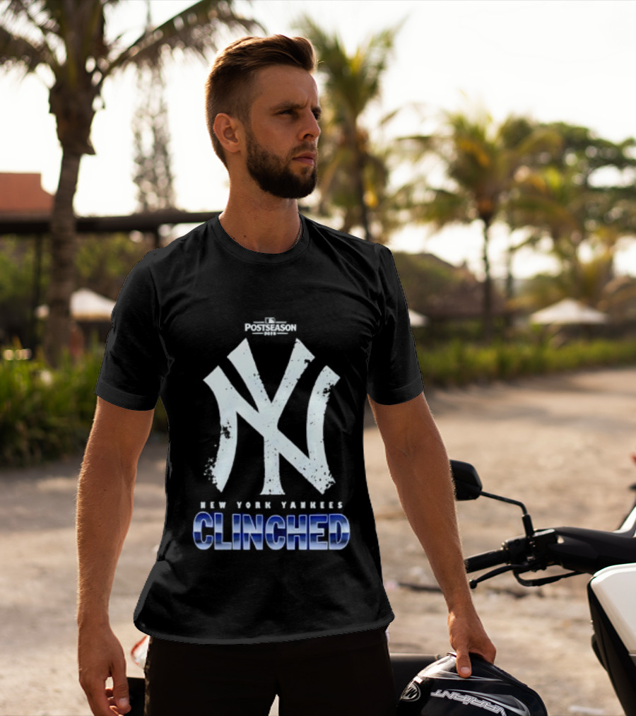 New York Yankees Clinched 2026 MLB Postseason Celebration T-Shirt