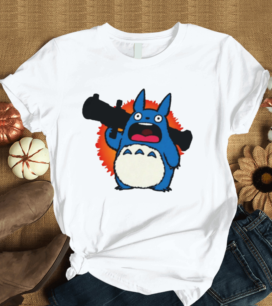 Chu Totoro My Neighbor Totoro Grenade Launcher Anime T-Shirt