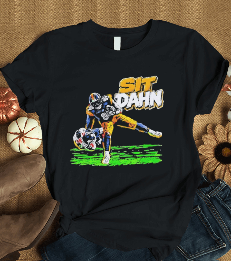 Sit Dahn Pittsburgh Steelers George Pickens 14 Football T-Shirt