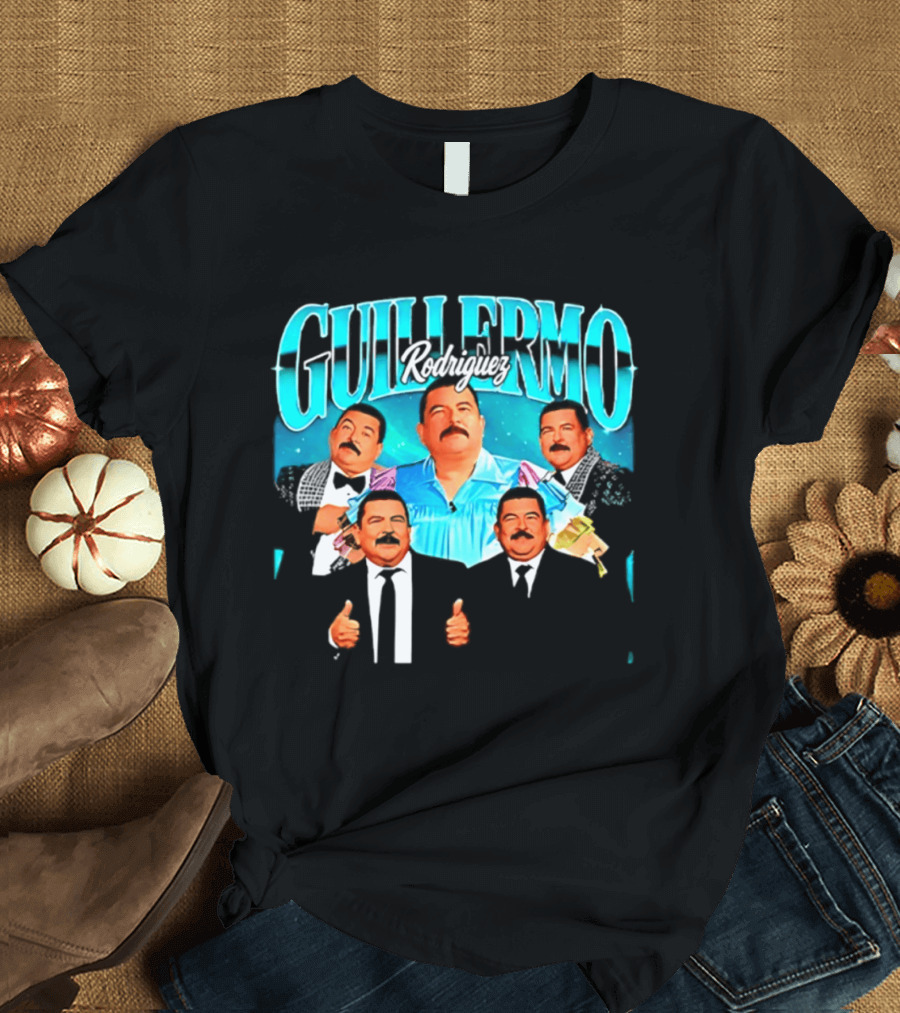 Guillermo Rodriguez 90s Collage Nostalgic Humor Thumbs Up T-Shirt