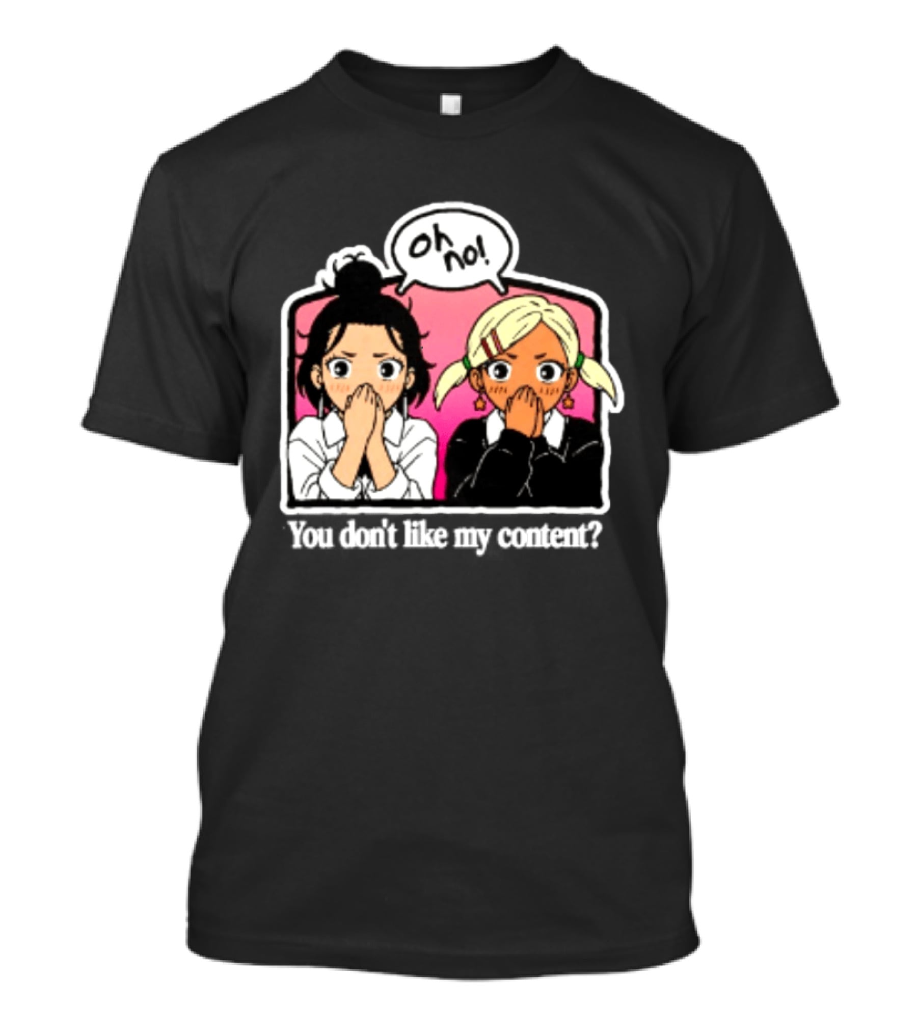 Oh No Muko And Miko Dandadan You Don't Like My Content Anime T-Shirt