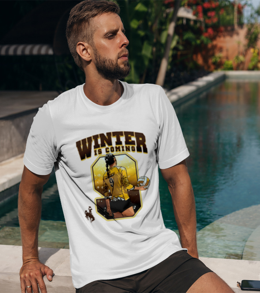 Emma Winter 9 Is Coming Wyoming Cowboys NCAA Women's Volleyball T-Shirt