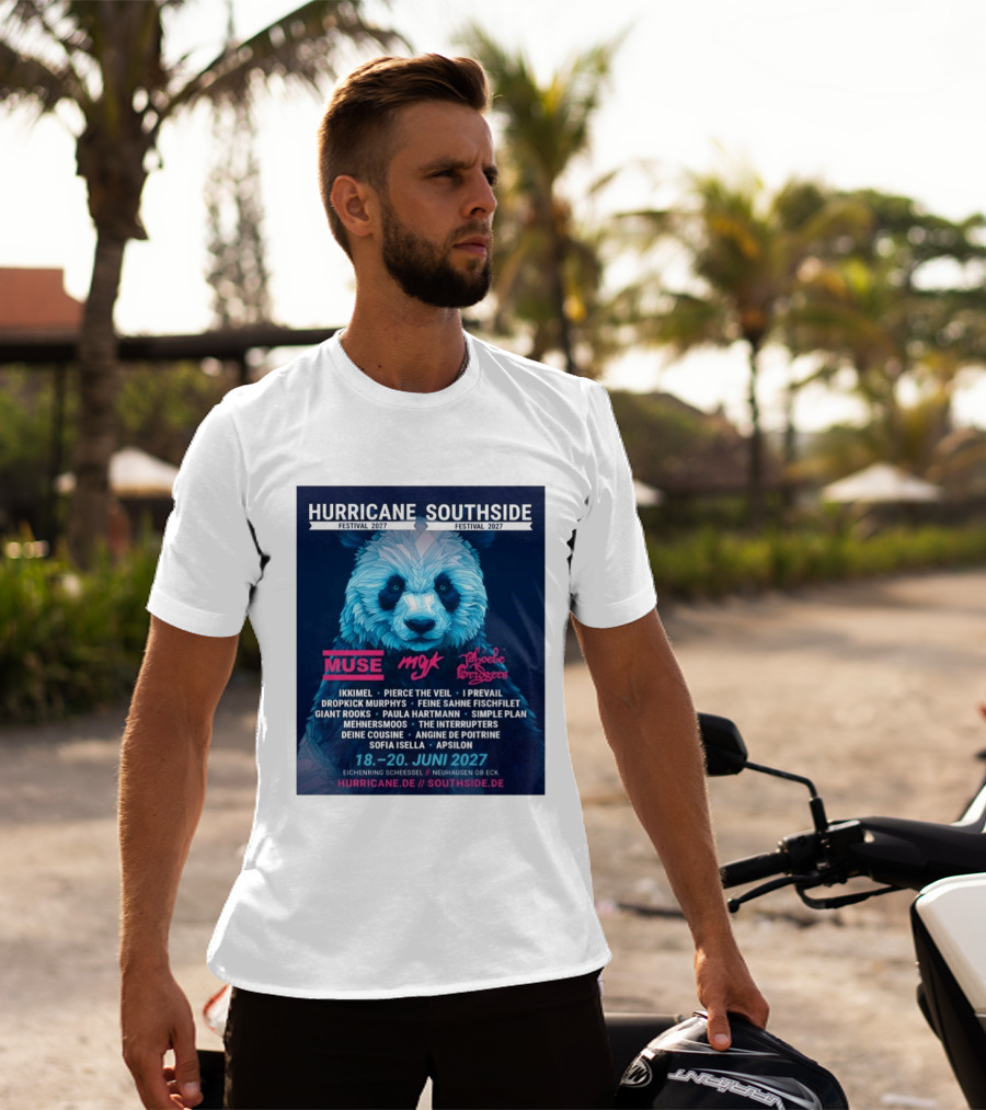 Hurricane Southside Festival 2027 Muse MGK Phoebe Bridgers Ikkimel June 18 20 Eichenring Scheessel Neuhause Ob Eck T-Shirt
