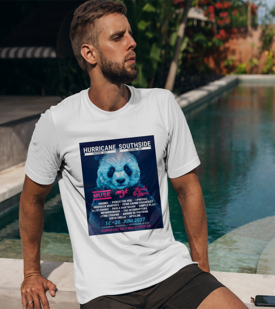 Hurricane Southside Festival 2027 Muse MGK Phoebe Bridgers Ikkimel June 18 20 Eichenring Scheessel Neuhause Ob Eck T-Shirt