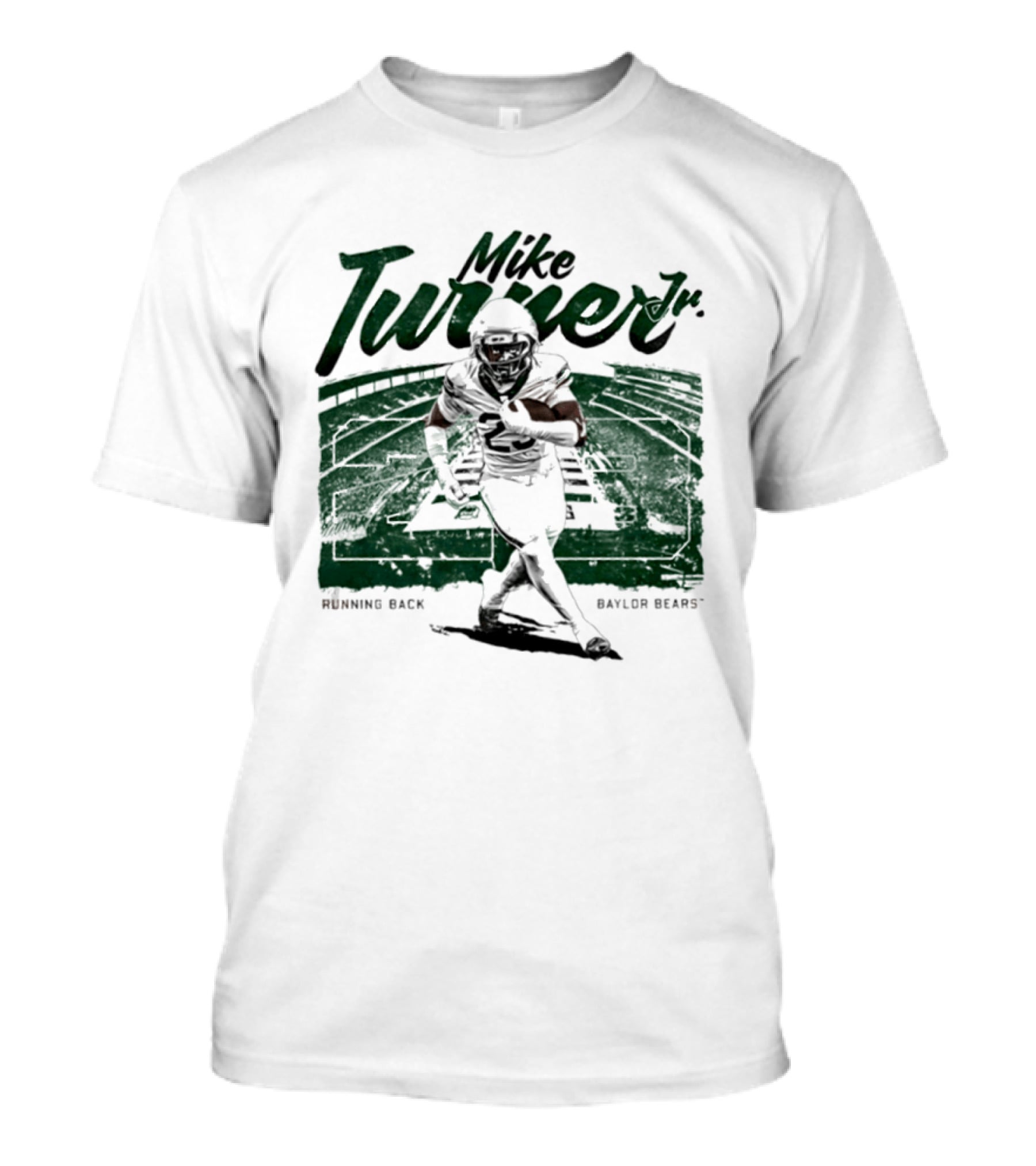 Mike Turner Jr. Running Back Baylor Bears NCAA Football Player T-Shirt