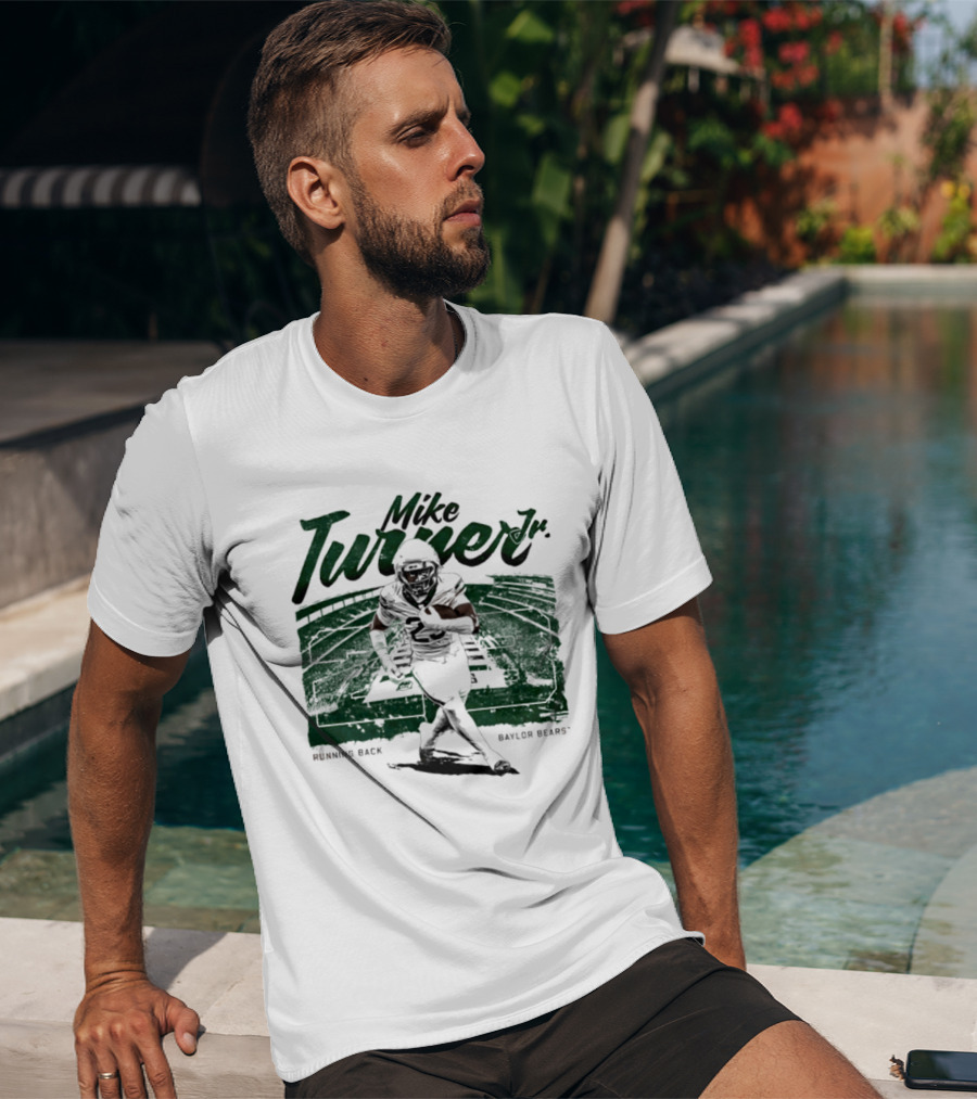 Mike Turner Jr. Running Back Baylor Bears NCAA Football Player T-Shirt