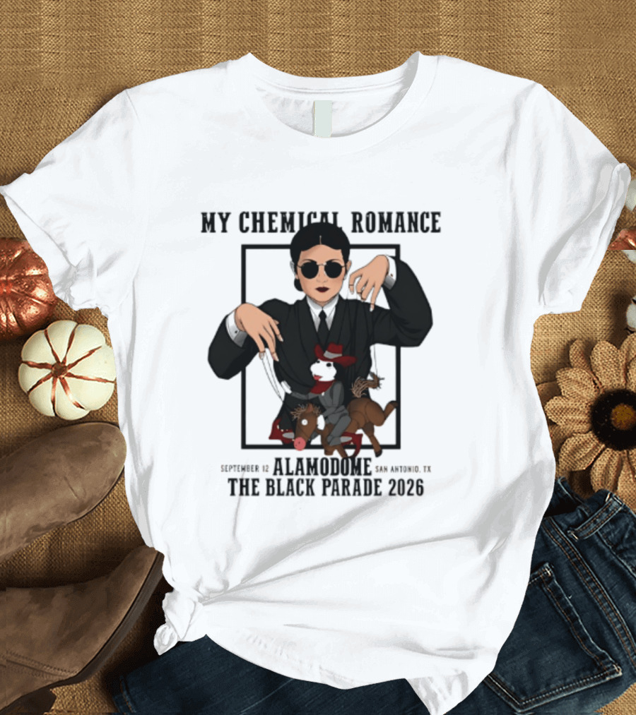 My Chemical Romance The Black Parade Alamodome 2026 September Texas T-Shirt