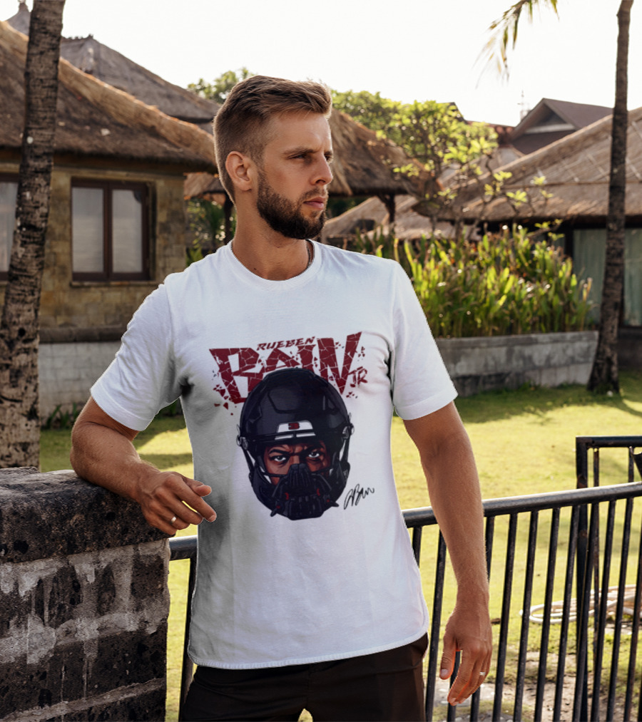 Rueben Bain Jr. Big Head Mask Tampa Bay Buccaneers T-Shirt
