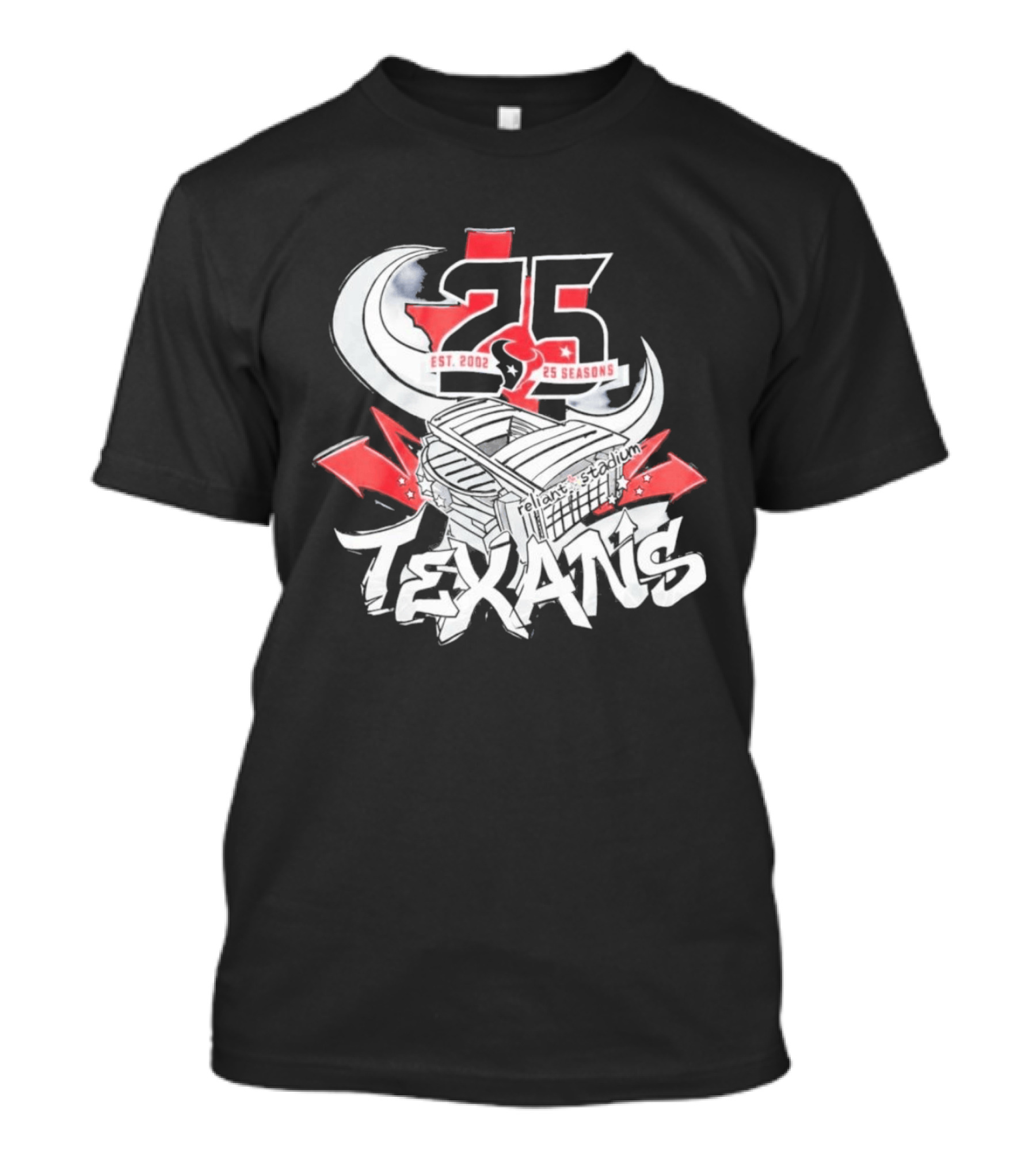 Texans 2026 Est. 2002 25 Seasons Anniversary T-Shirt
