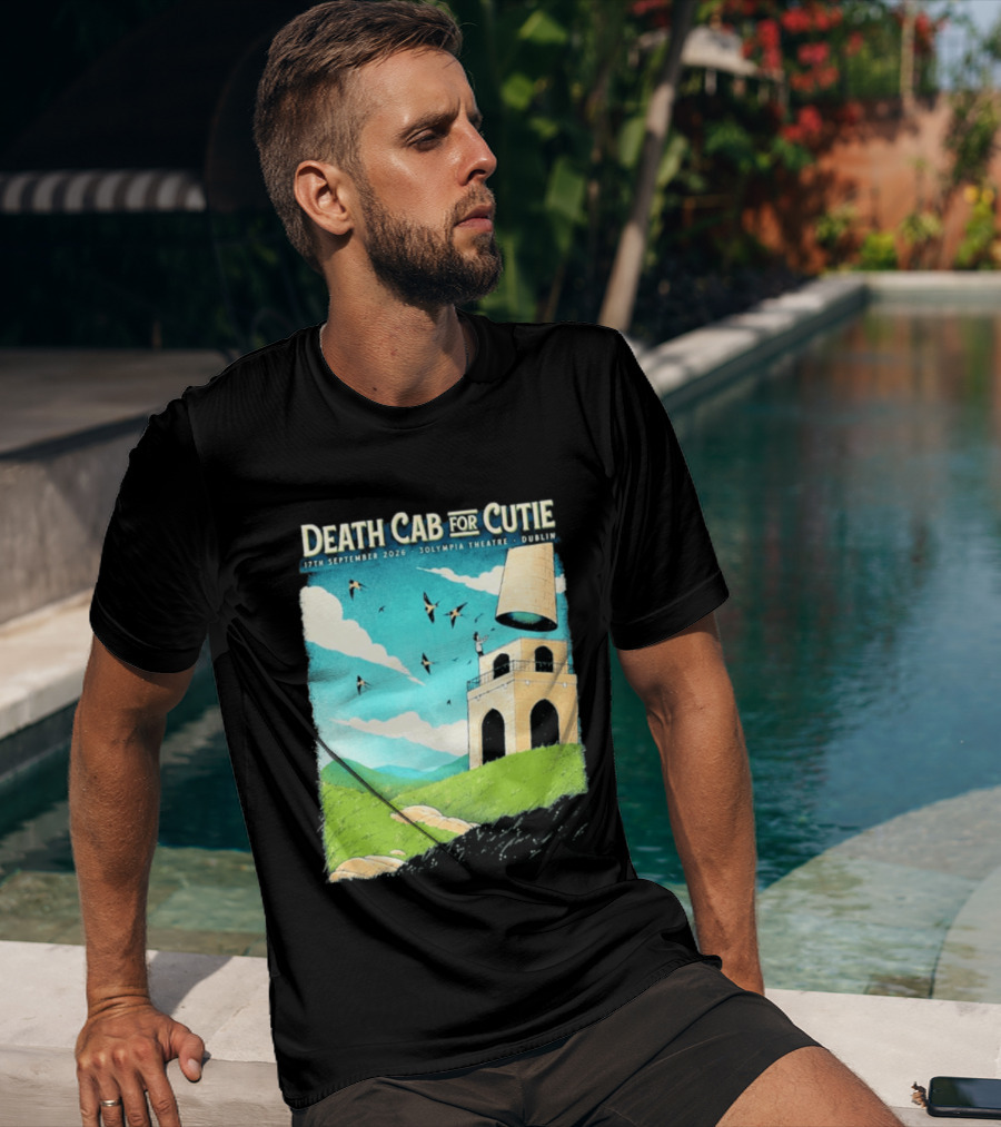 Death Cab For Cutie Olympia Theatre Dublin 17th September 2026 T-Shirt
