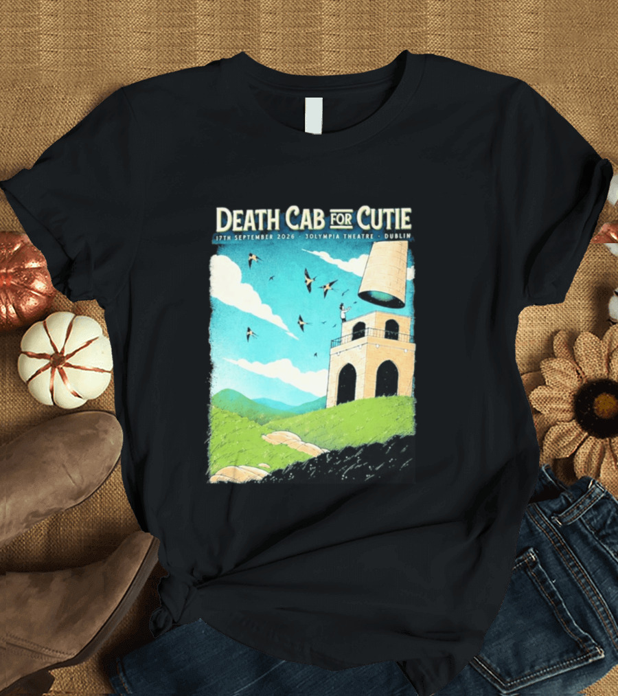 Death Cab For Cutie Olympia Theatre Dublin 17th September 2026 T-Shirt