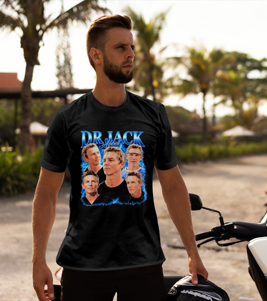 Dr Jack Abbot Multiple Faces Collage T-Shirt