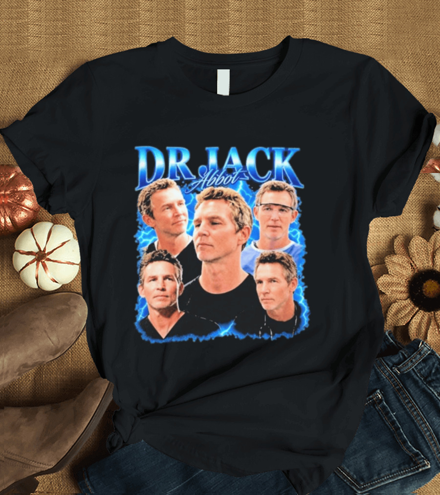 Dr Jack Abbot Multiple Faces Collage T-Shirt