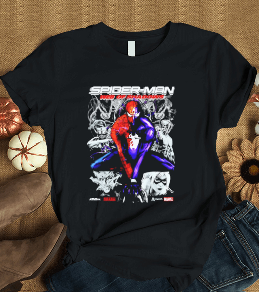 Spider Man Web Of Shadows Marvel Shaba Game T-Shirt