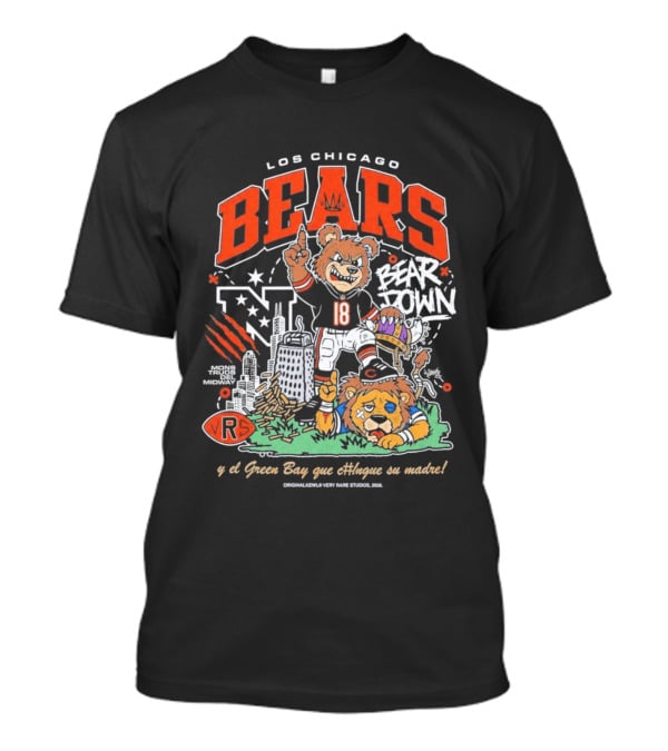 Los Chicago Bears Bear Down Bootleg Diss T-Shirt