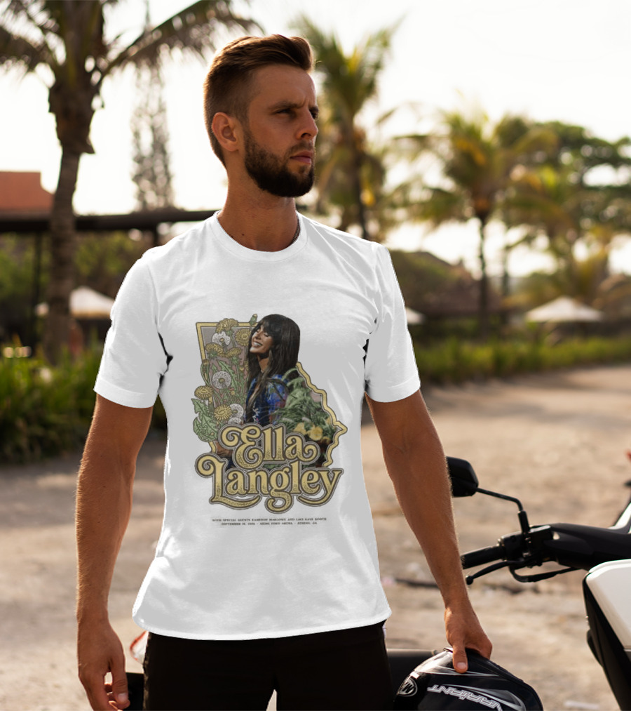 Ella Langley Akions Ford Arena 2026 Tour Athens GA September 18th Floral T-Shirt