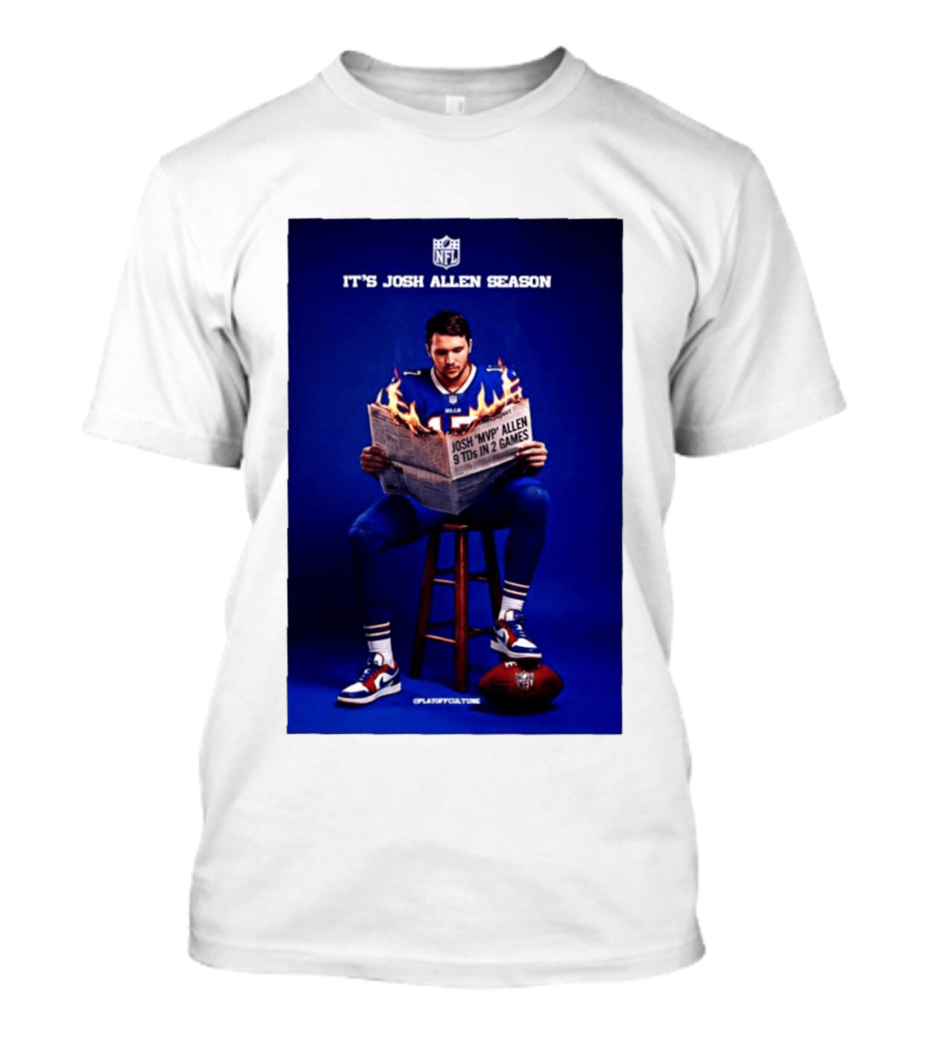 Josh Allen Season Buffalo Bills MVP 9 TDs NFL Football T-Shirt