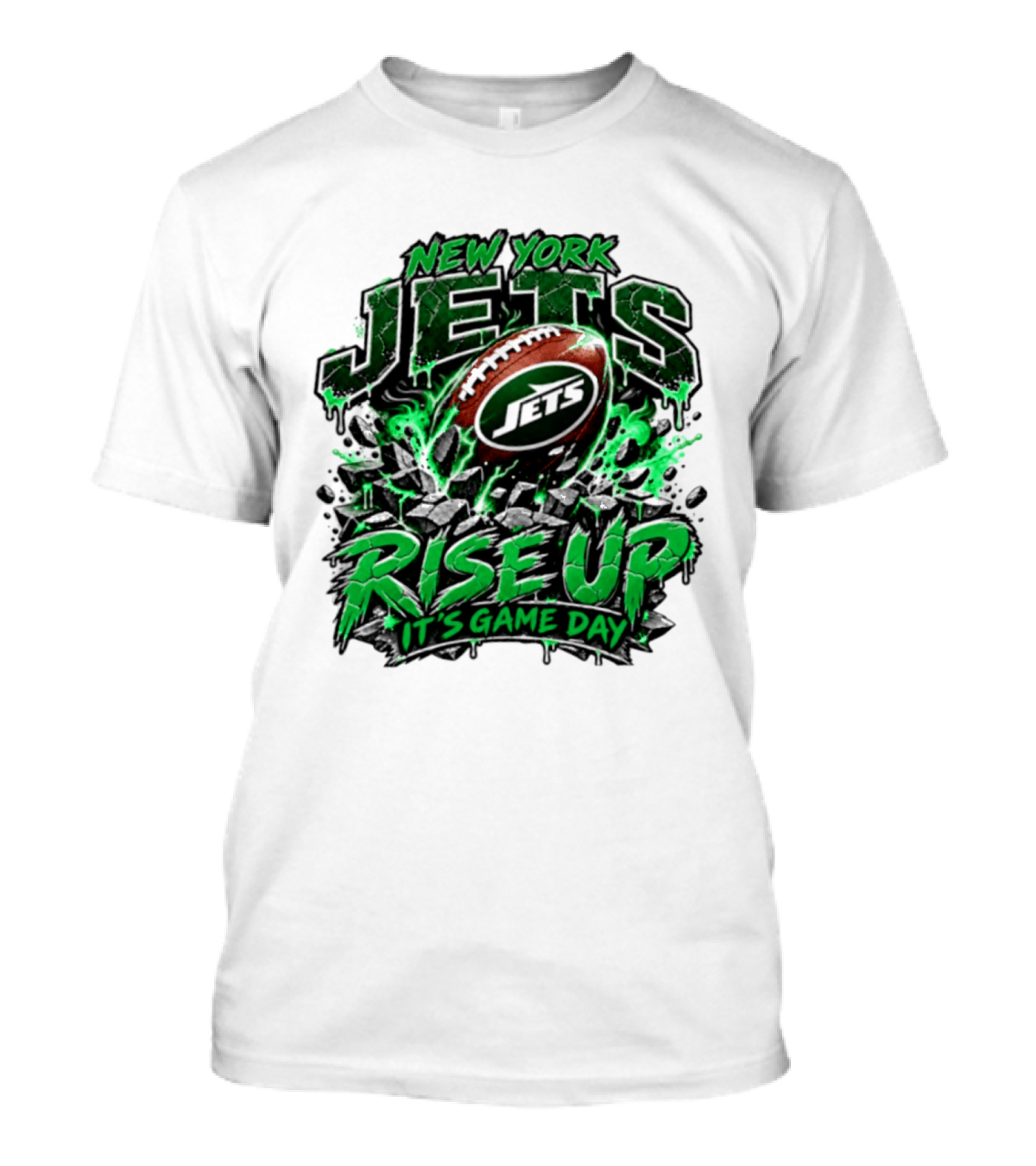 New York Jets Rise Up It's Game Day Football Fan Gear T-Shirt