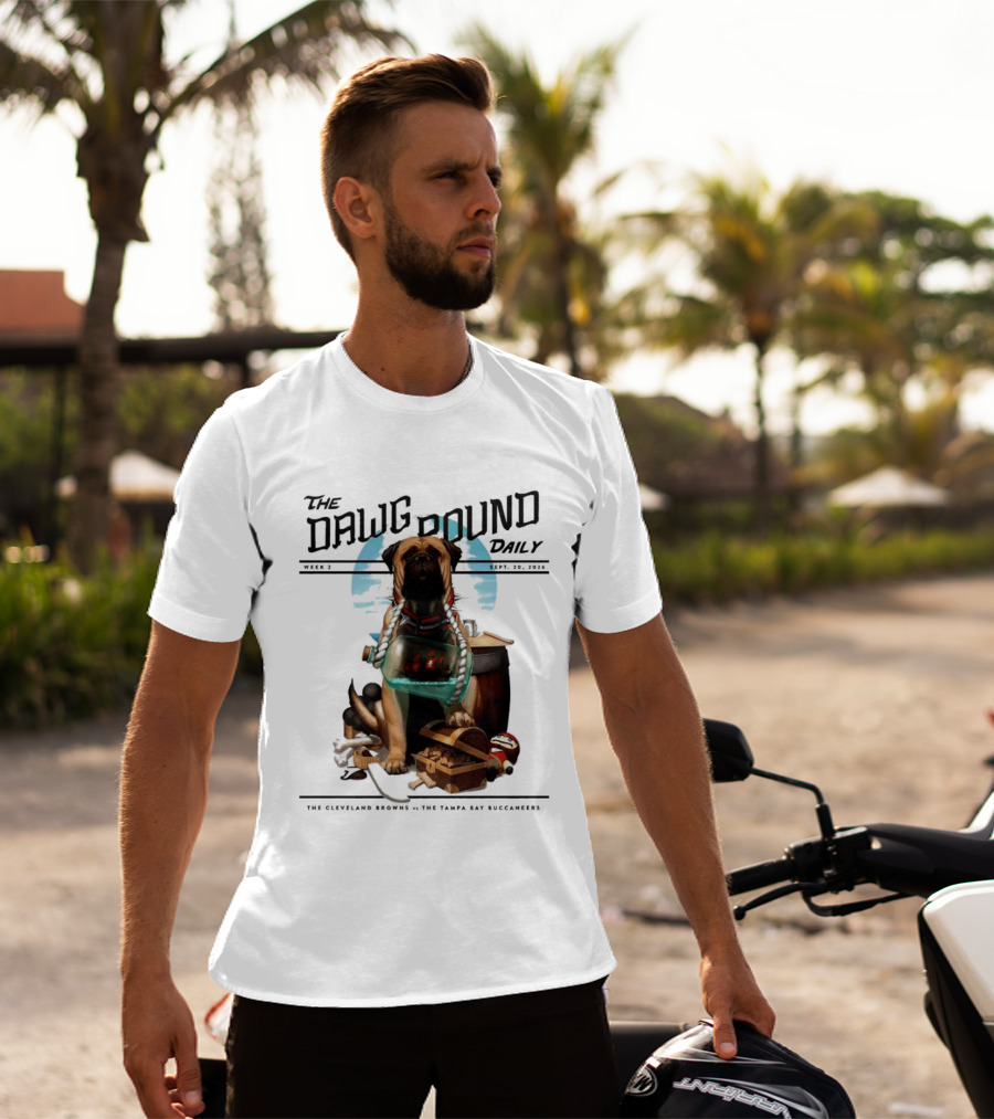 The Dawg Pound Daily Cleveland Browns Vs Tampa Bay Buccaneers Sept 2023 T-Shirt