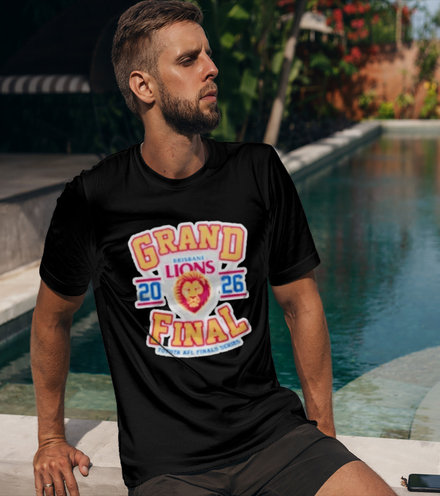 Brisbane Lions 2026 Grand Final Toyota AFL Finals Series T-Shirt