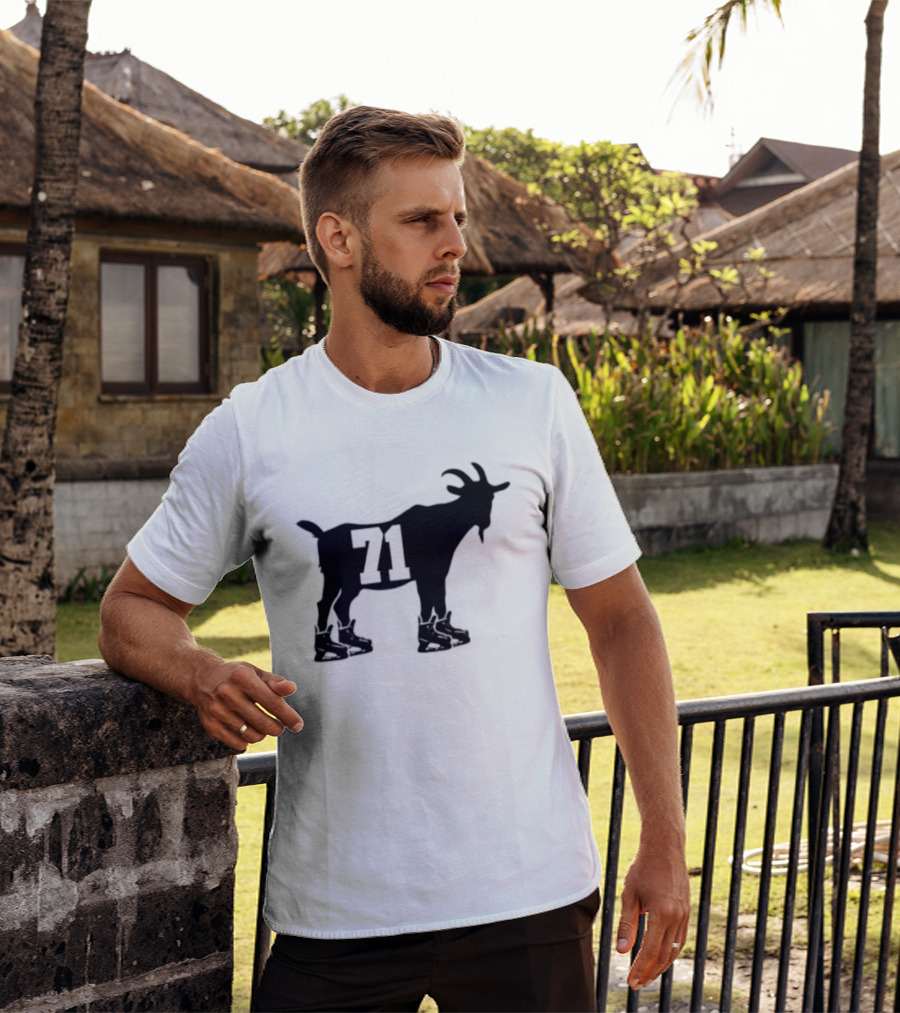 Macklin Celebrini San Jose Sharks GOAT 71 T-Shirt
