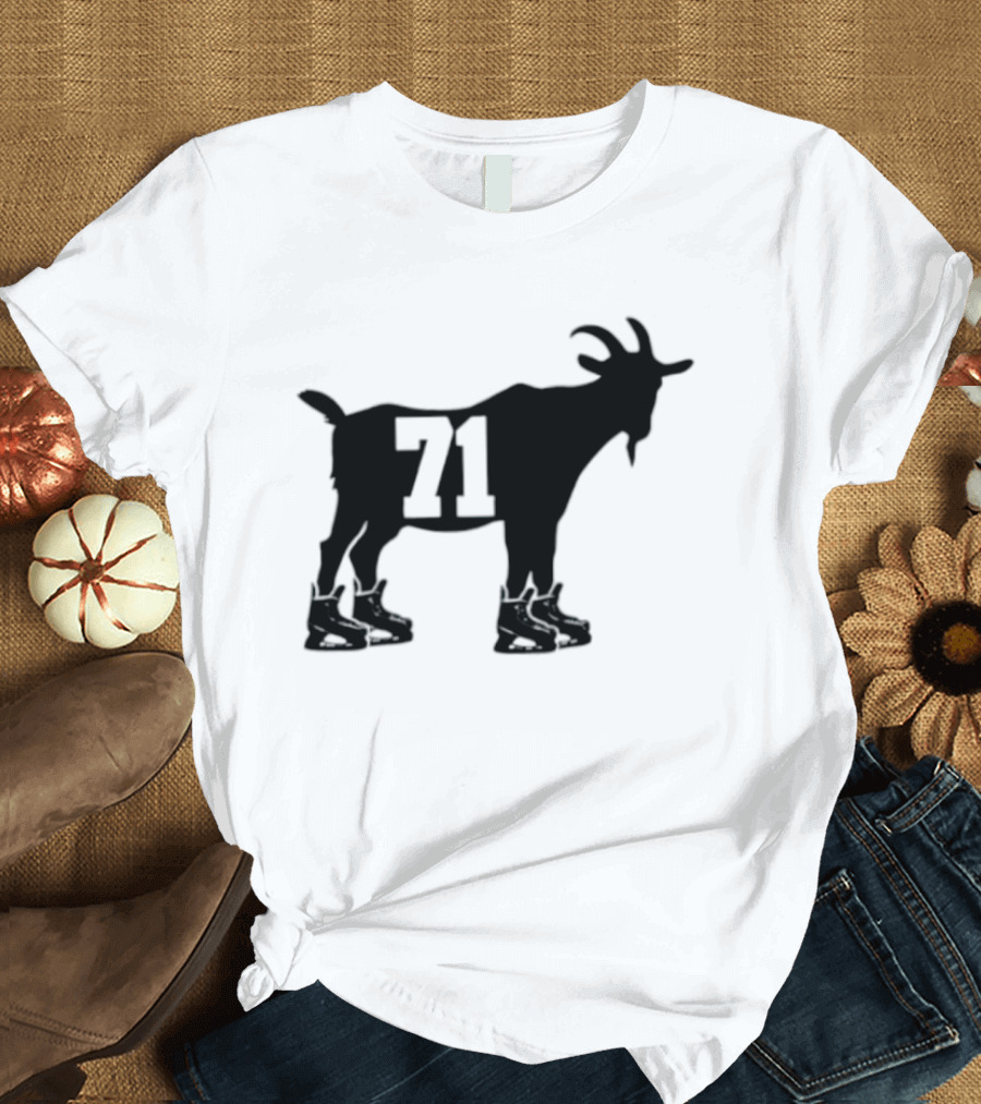 Macklin Celebrini San Jose Sharks GOAT 71 T-Shirt