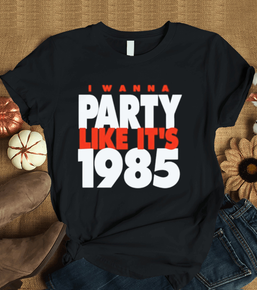 Chicago Bears I Wanna Party Like It's 1985 Retro Nostalgia T-Shirt