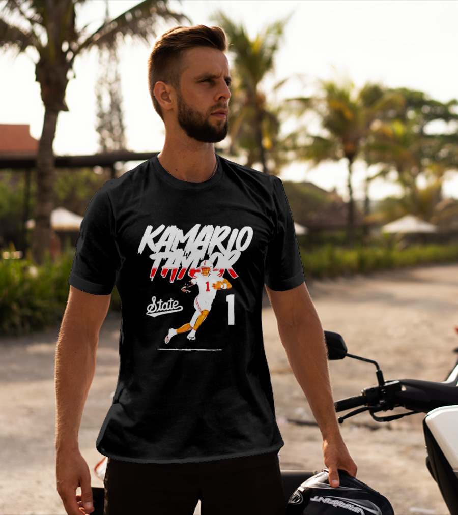 Kamario Taylor State 1 Football Player Bootleg T-Shirt