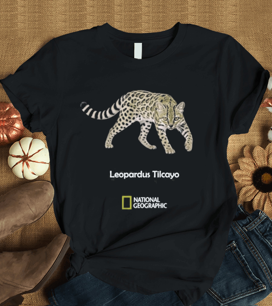 Leopardus Tilcayo National Geographic Wildlife September 2026 Discovery T-Shirt
