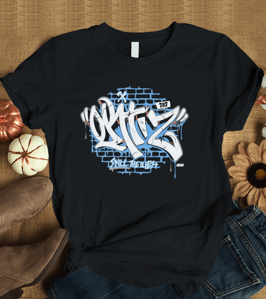 Ortiz Still The Illest Graffiti Style 787 Wall T-Shirt