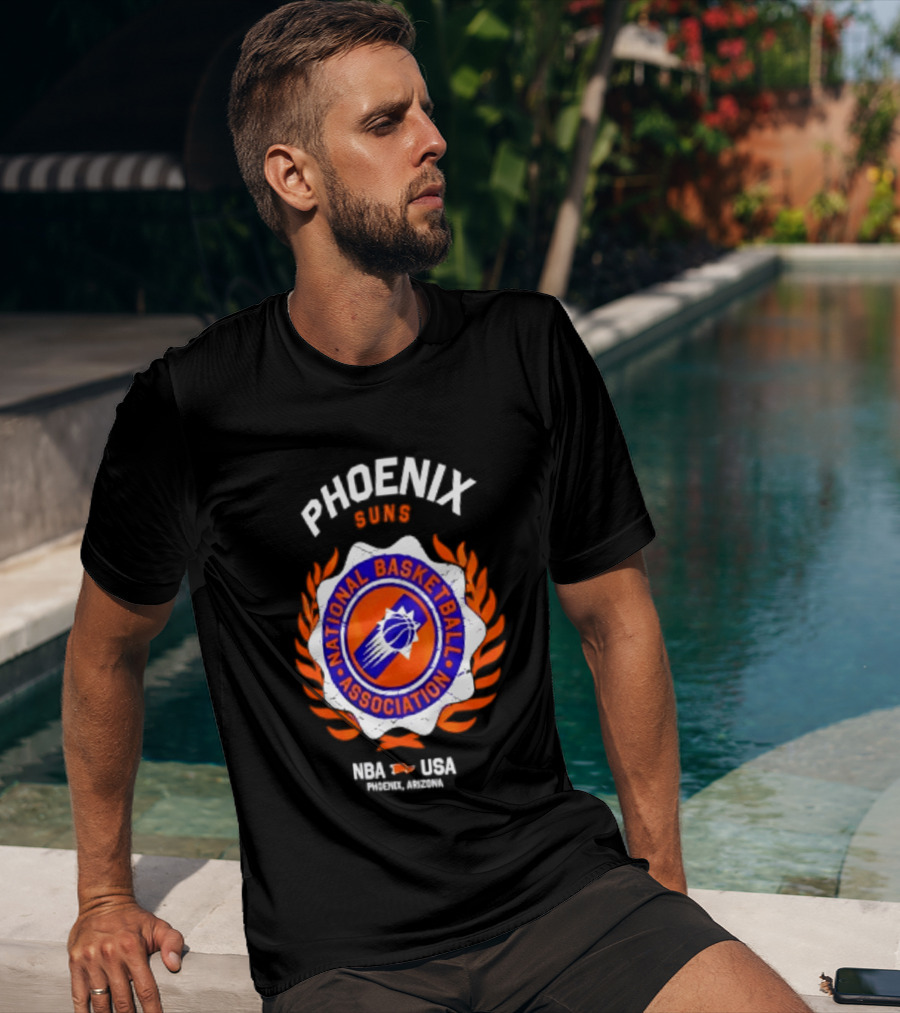 Phoenix Suns NBA National Basketball Association USA Laurel Crest 2026 T-Shirt
