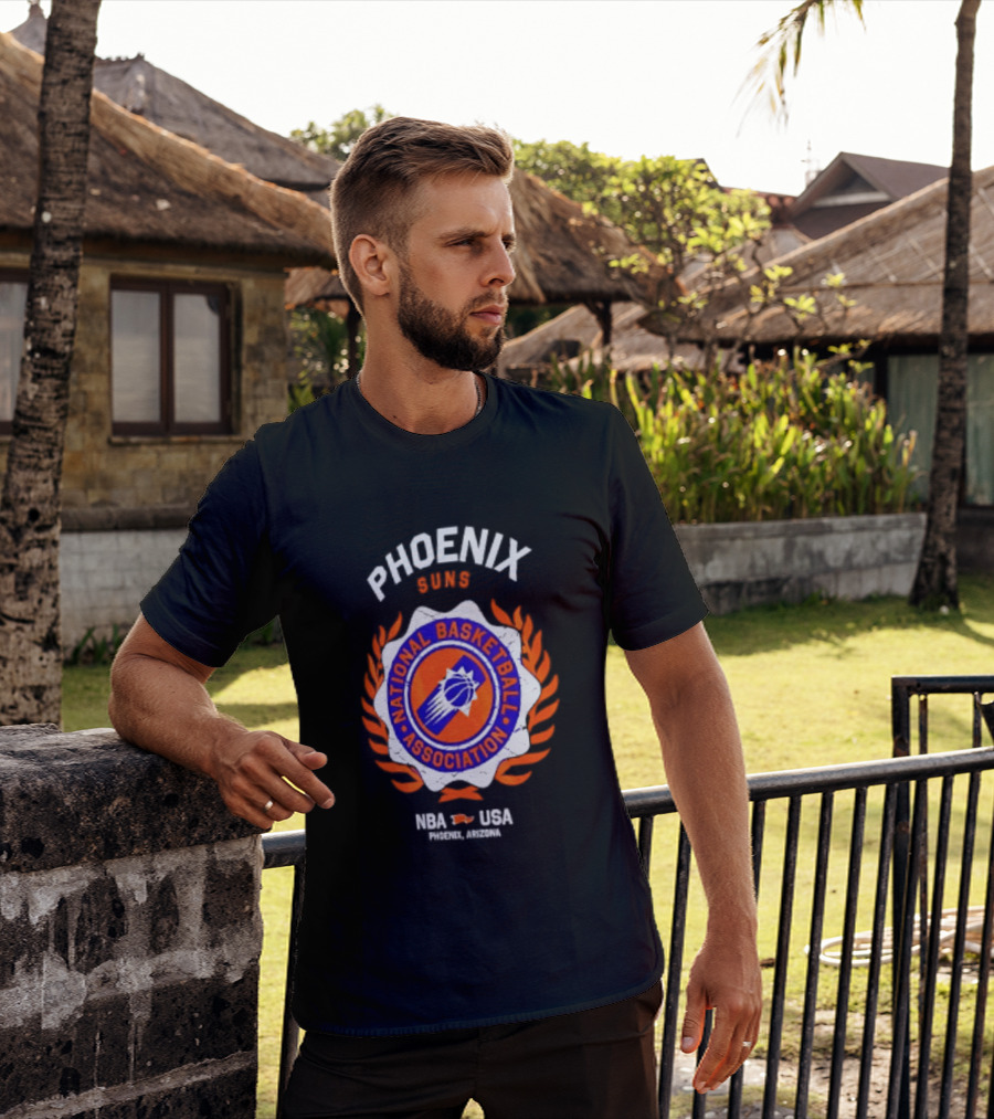 Phoenix Suns NBA National Basketball Association USA Laurel Crest 2026 T-Shirt