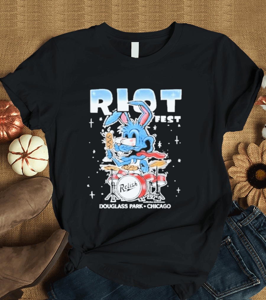Riot Festival 2026 Douglass Park Chicago Relish Event T-Shirt