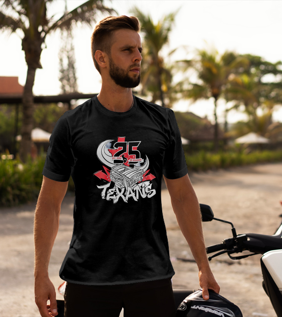 Texans 25 Seasons 2026 Est. 2002 Celebration T-Shirt