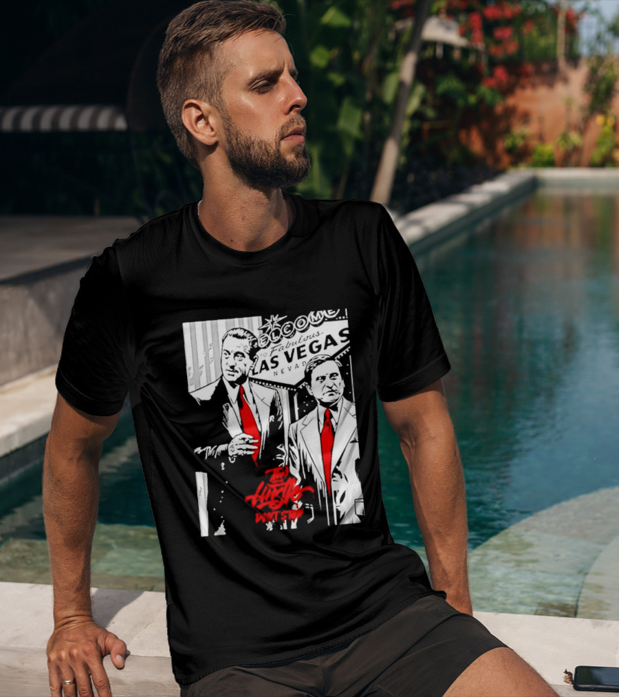 Las Vegas Casino Mobsters Red Tie T-Shirt