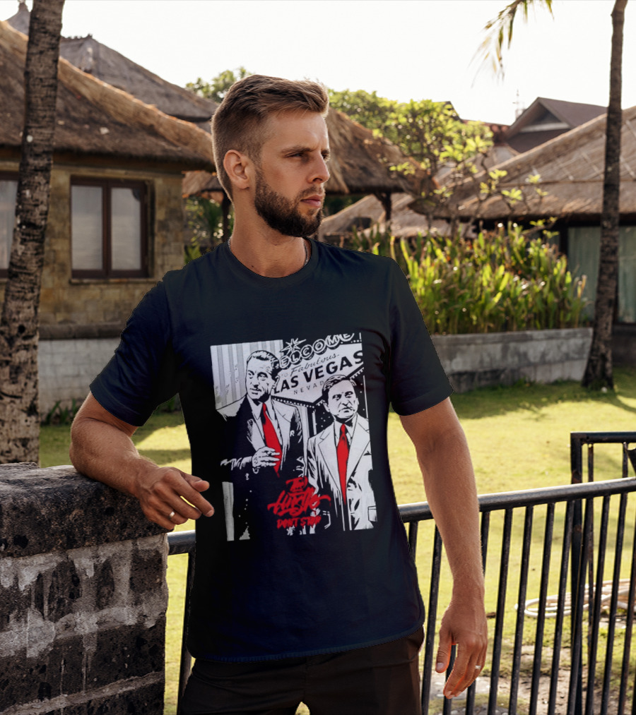 Las Vegas Casino Mobsters Red Tie T-Shirt