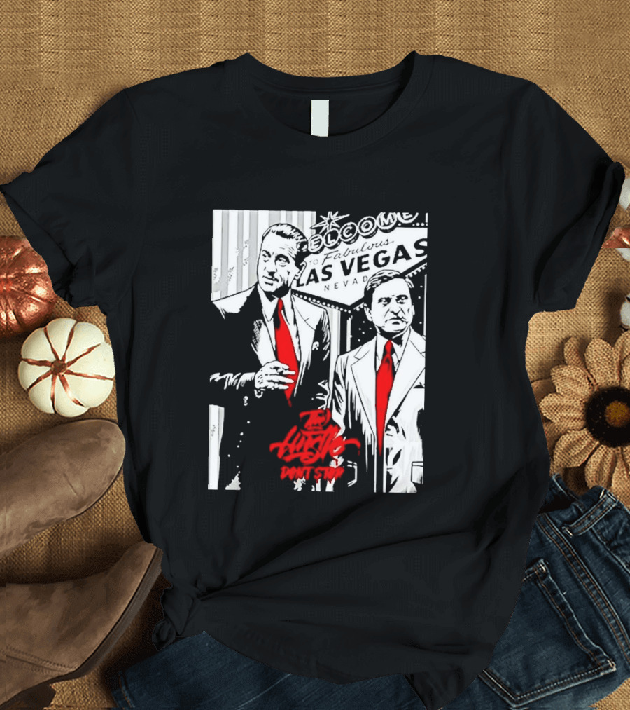 Las Vegas Casino Mobsters Red Tie T-Shirt