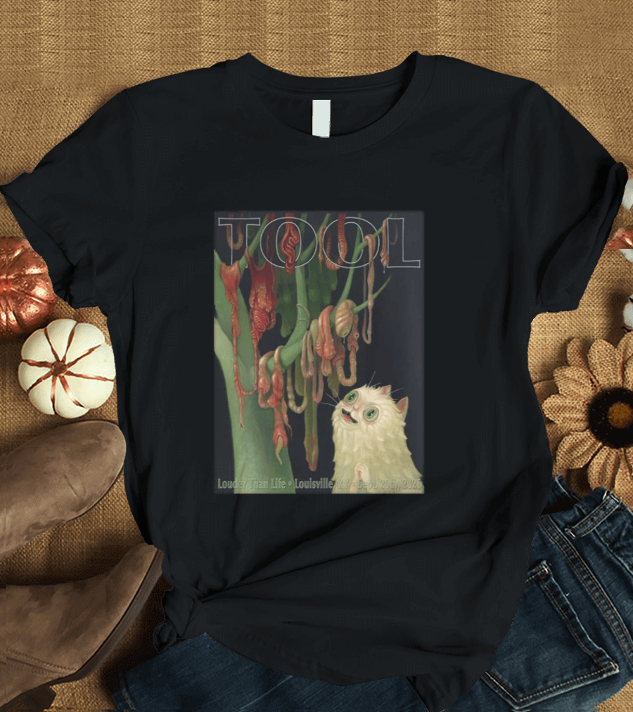 TOOL Louder Than Life Louisville KY Sept 20 2026 Cat T-Shirt