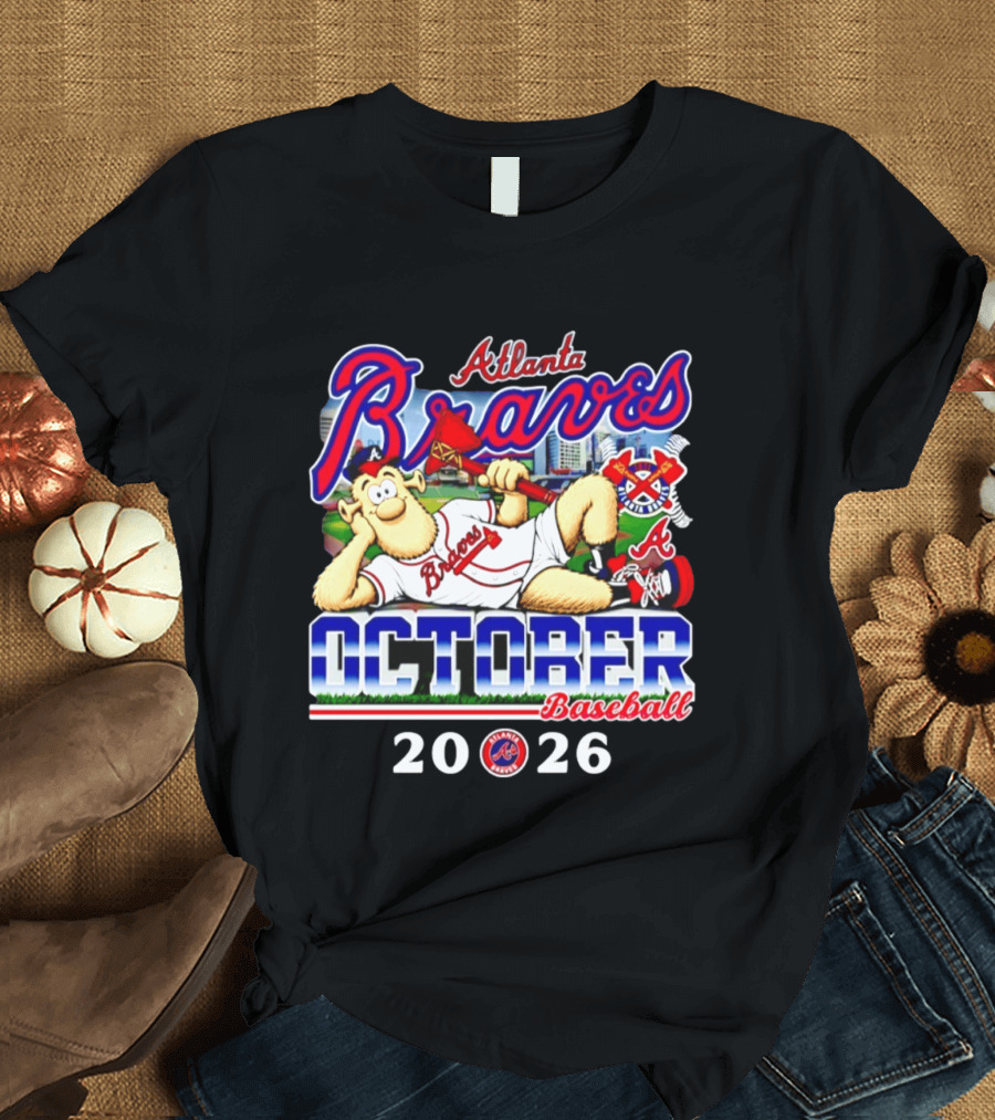 Atlanta Braves October Baseball 2026 MLB Postseason T-Shirt