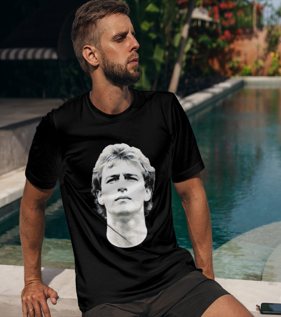 Larry Bird Big Head Boston Celtics Bird Series T-Shirt