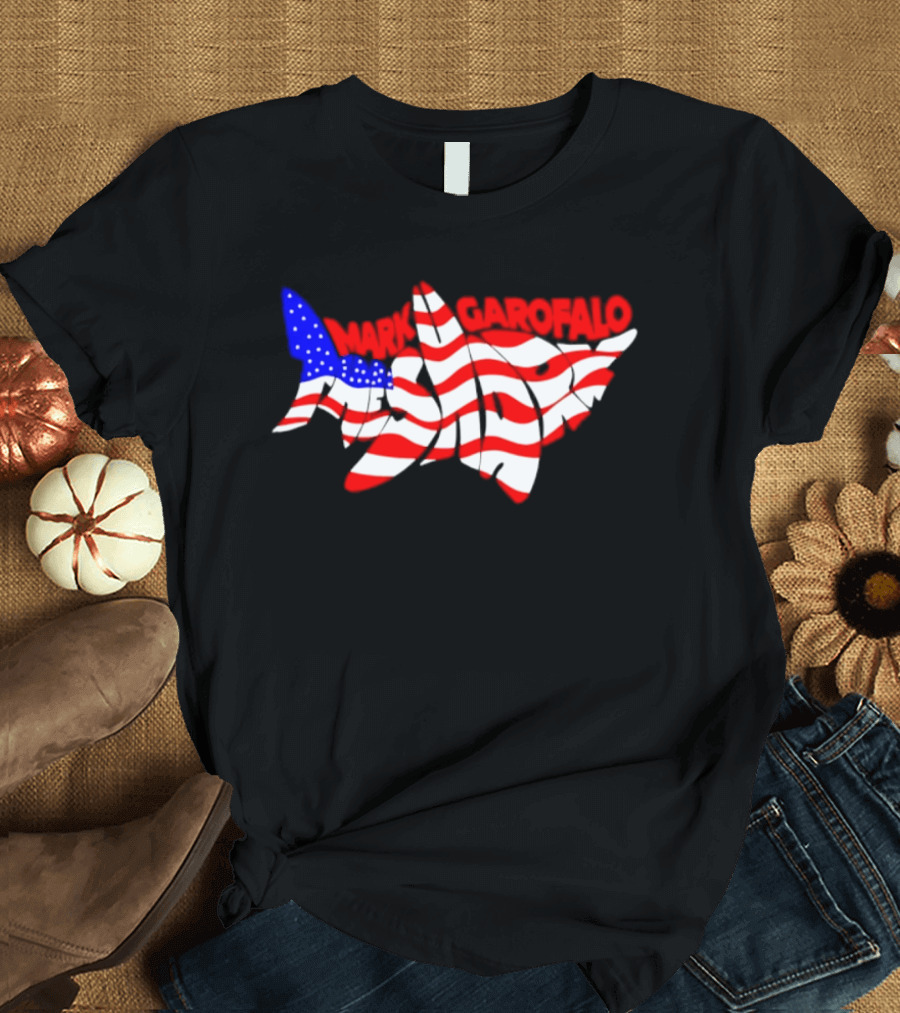 The American Muscle Shark USA Mark Garofalo Mark The Shark T-Shirt
