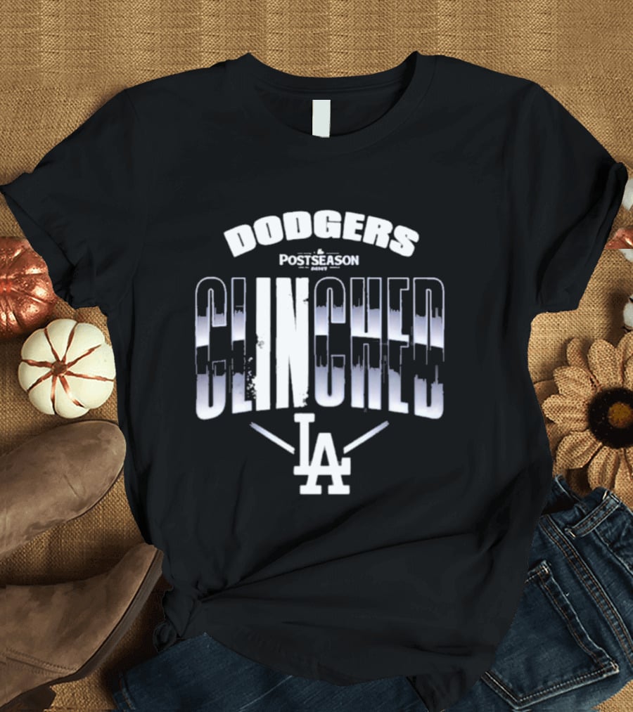 Los Angeles Dodgers Postseason Clinched LA 2026 T-Shirt