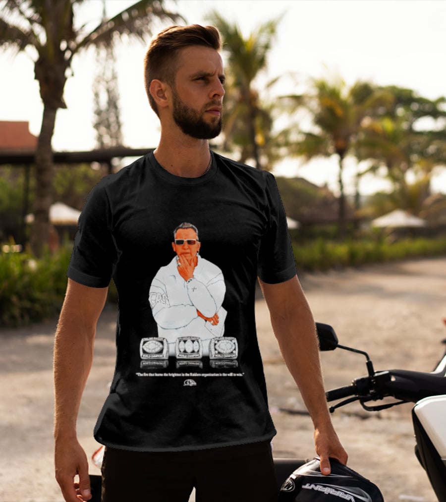 Maxx Crosby Las Vegas Raiders Al Davis World Champion Rings T-Shirt